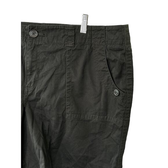 Lane Bryant 100% Cotton Black Shorts Women's Size 18 Inseam 7.5" - Picture 6 of 6